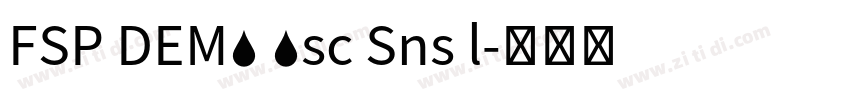 FSP DEMO Bsc Sns l字体转换 FSP DEMO Bsc Sns l字体转换